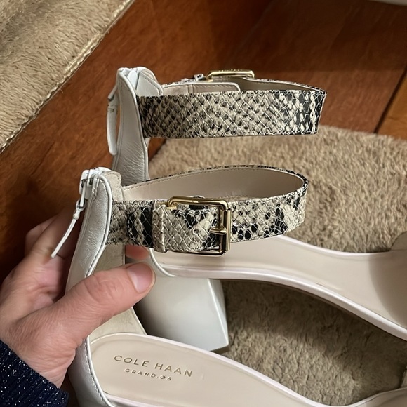 COLE HAAN Leopard Print Heels Sandals Size 10 B Excellent Condition Like… - Picture 12 of 12